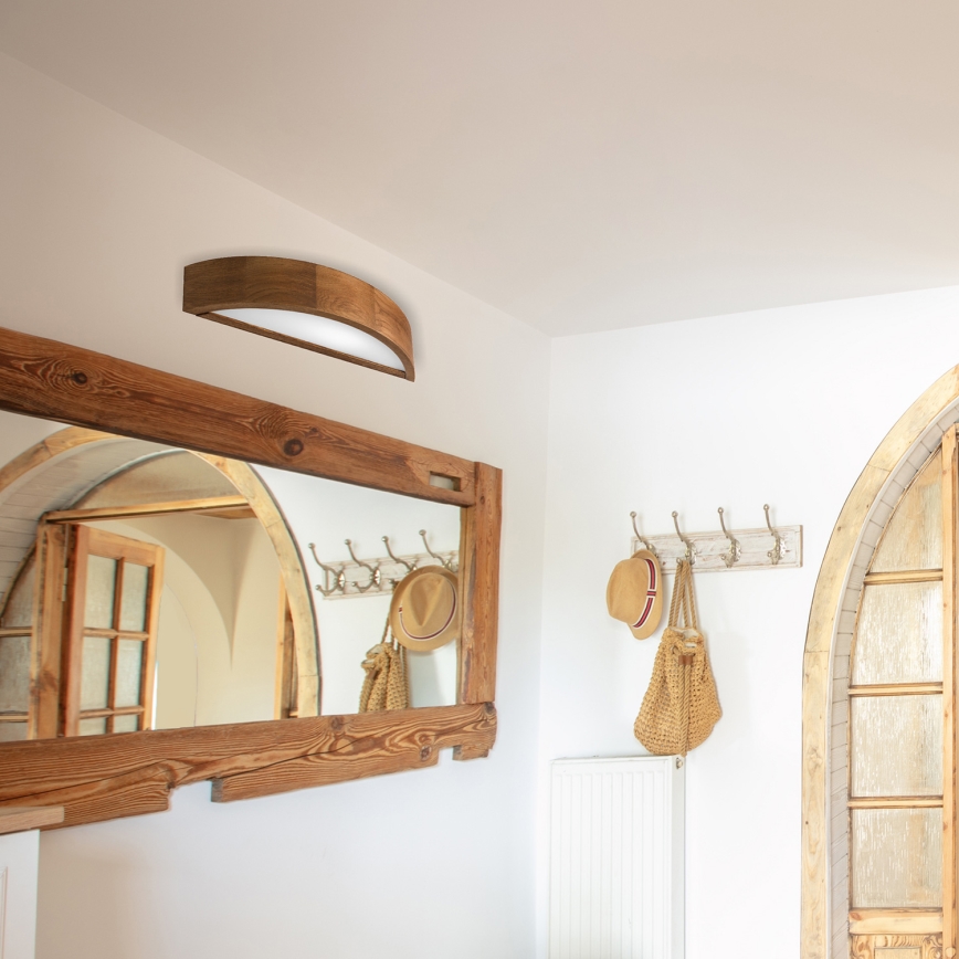 Brilagi - LED Zidna lampa CARVALHO 1xE27/60W/230V hrast trešnja