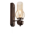 Brilagi - LED Zidna lampa COTTAGE 1xE14/40W/230V bukva/braon