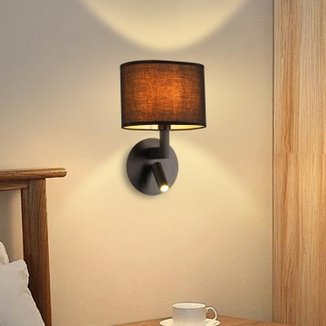 Brilagi - LED Zidna lampa DAYA 1xE14/40W/230V + LED/3W crno