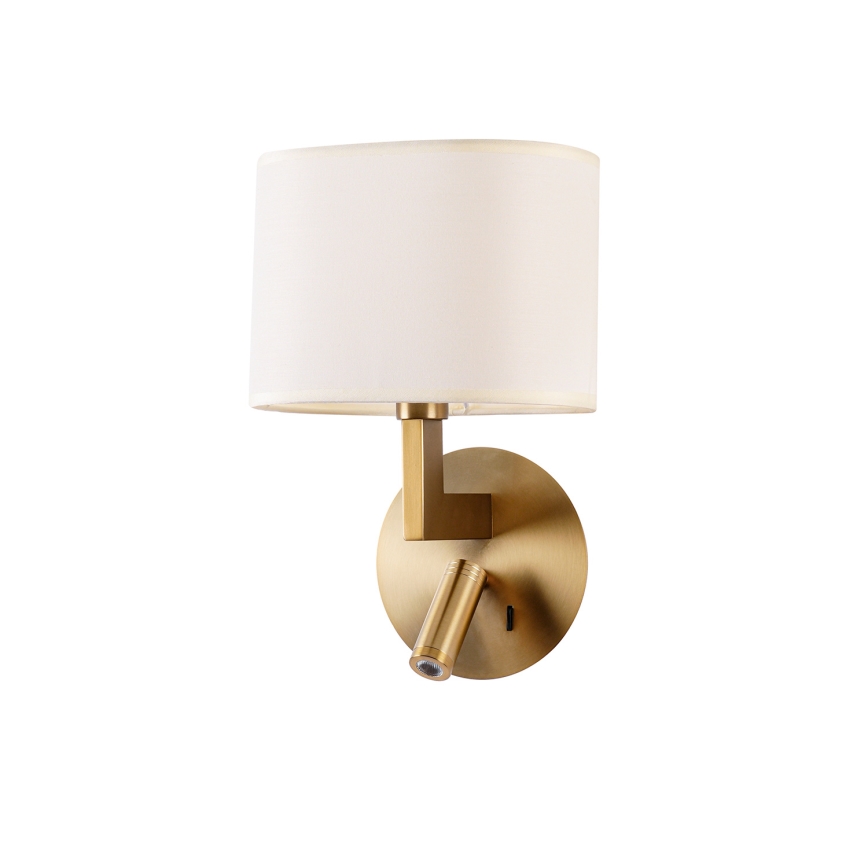 Brilagi - LED Zidna lampa DAYA 1xE14/40W/230V + LED/3W kremasta/zlatna