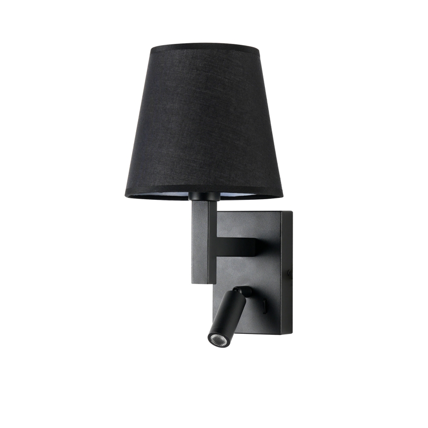 Brilagi - LED Zidna lampa DEYA 1xE14/40W/230V + LED/3W crno