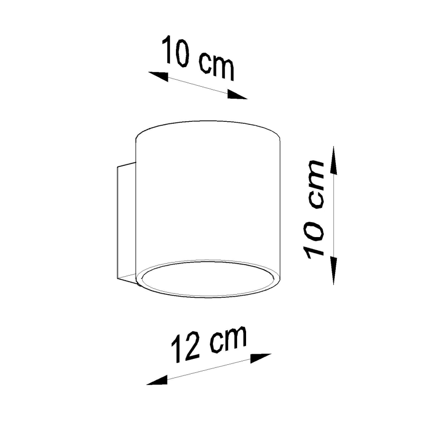 Brilagi -  LED Zidna reflektorska lampa FRIDA 1xG9/4W/230V crno