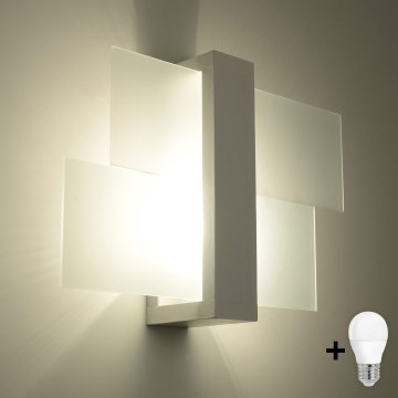 Brilagi -  LED Zidna lampa HERA 1xE27/7,5W/230V bela