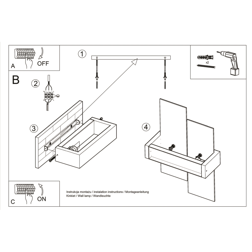 Brilagi -  LED Zidna lampa HERA 1xE27/7,5W/230V bela
