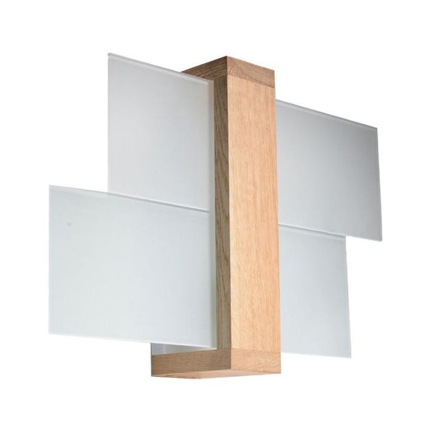 Brilagi -  LED Zidna lampa HERA 1xE27/7,5W/230V drvo