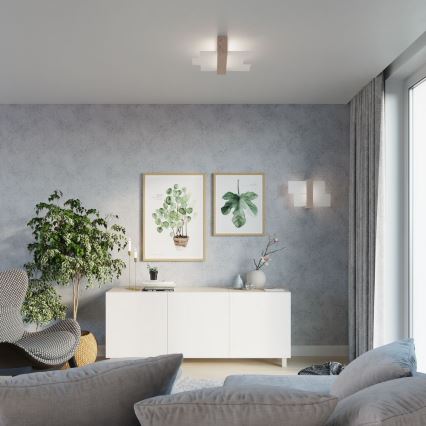 Brilagi -  LED Zidna lampa HERA 1xE27/7,5W/230V drvo