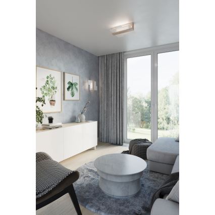 Brilagi -  LED Zidna lampa HERA 1xE27/7,5W/230V drvo