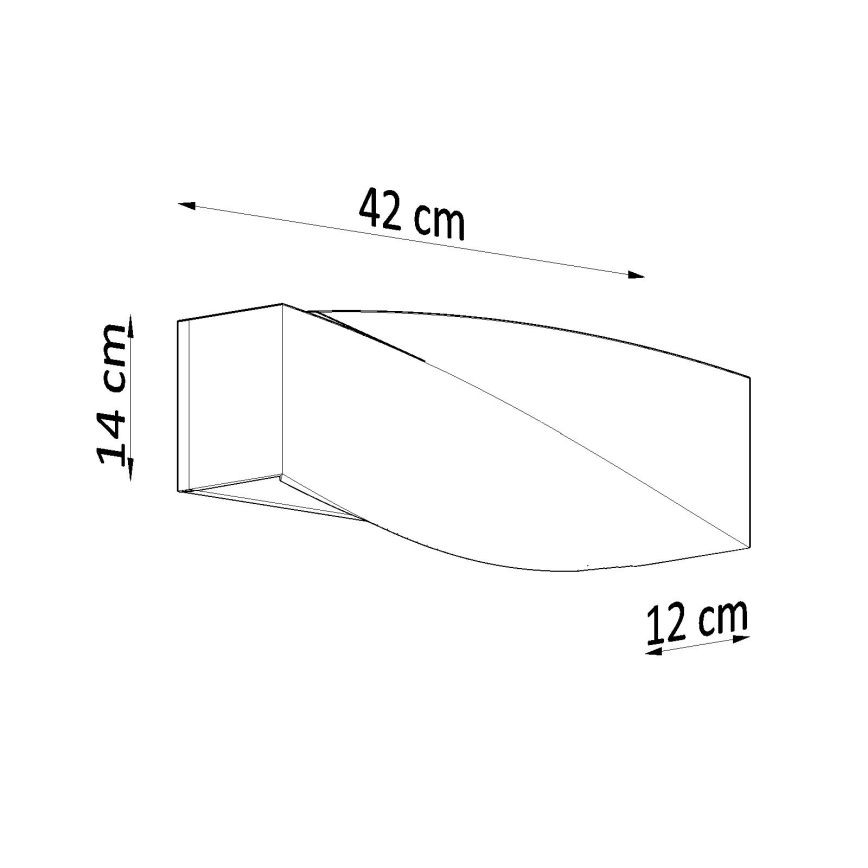 Brilagi -  LED Zidna lampa KERRY 1xE27/7,5W/230V keramika/bela