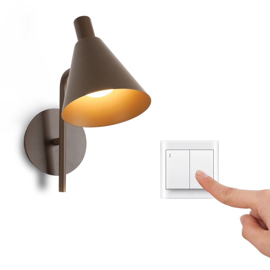 Brilagi - LED Zidna lampa LUCERA LED/3W/230V braon