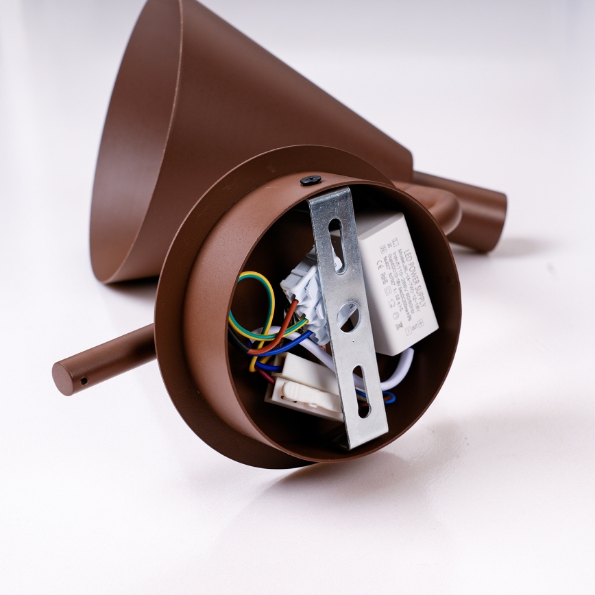 Brilagi - LED Zidna lampa LUCERA LED/3W/230V braon