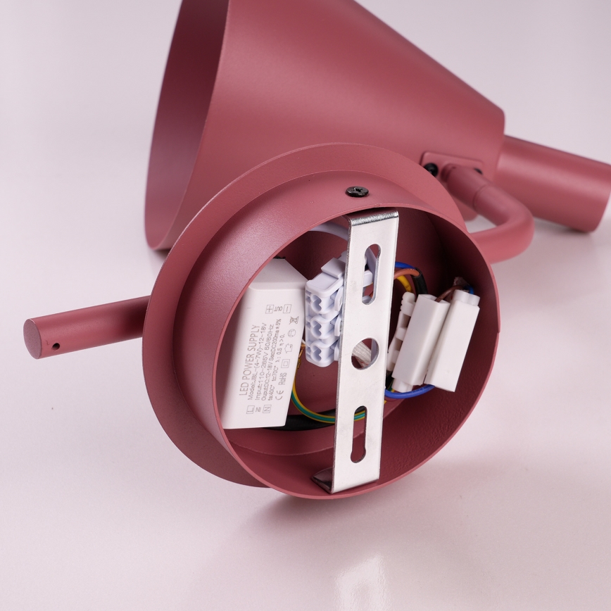 Brilagi - LED Zidna lampa LUCERA LED/3W/230V burgundy