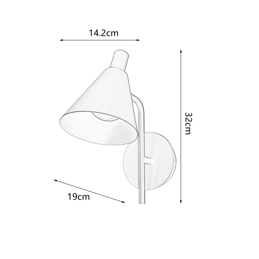 Brilagi - LED Zidna lampa LUCERA LED/3W/230V crno