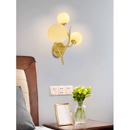 Brilagi - LED Zidna lampa MISTEL 3xG9/3W/230V zlatna/bela