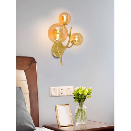 Brilagi - LED Zidna lampa MISTEL 3xG9/3W/230V zlatna