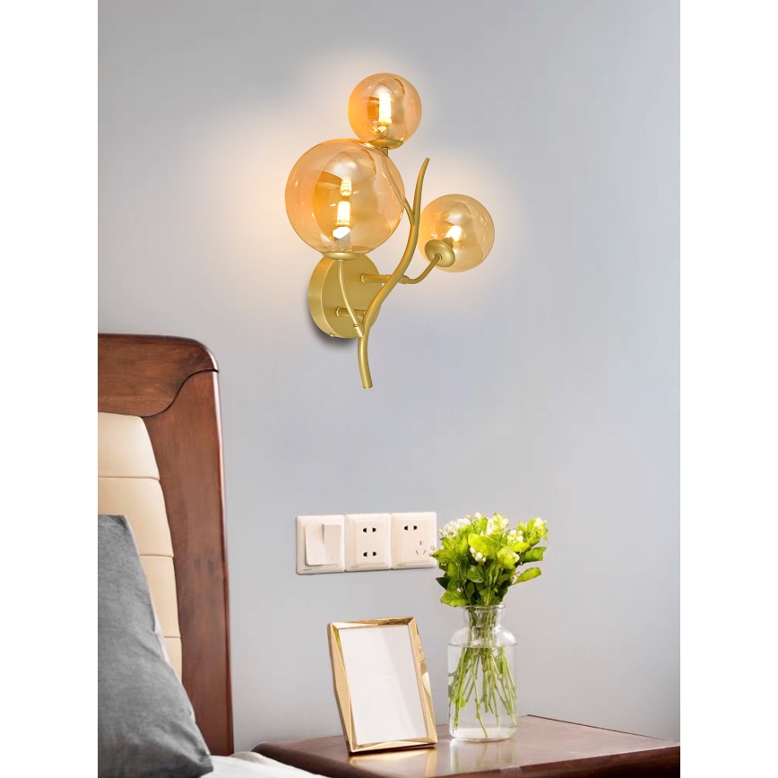 Brilagi - LED Zidna lampa MISTEL 3xG9/3W/230V zlatna