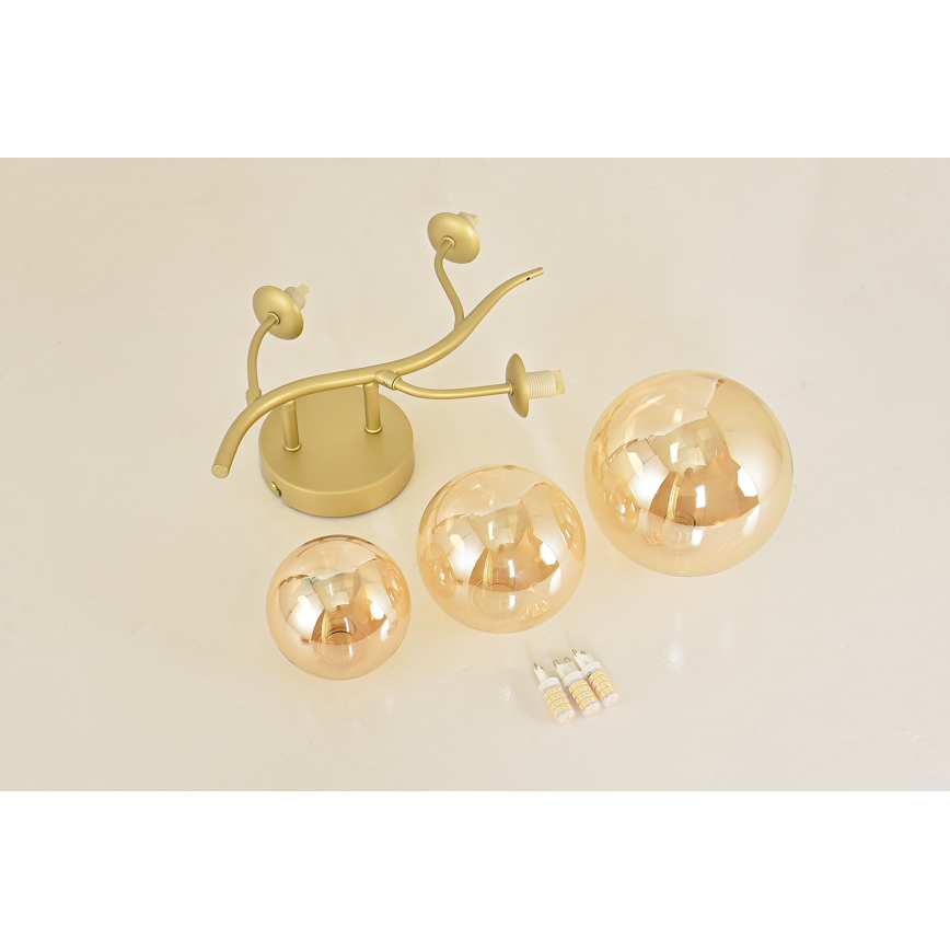 Brilagi - LED Zidna lampa MISTEL 3xG9/3W/230V zlatna