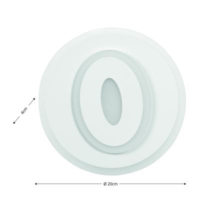 Brilagi - LED Zidna lampa MODERN MINI LED/26W/230V 3000/4000/6000K