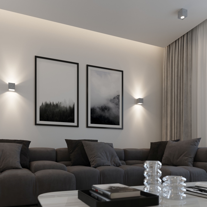 Brilagi -  LED Zidna reflektorska lampa MURO 1xG9/3,5W/230V beton