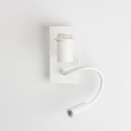Brilagi - LED Fleksibilna zidna lampa NUBILA 1xE27/25W/230V + LED/3W bela/ljubičasta