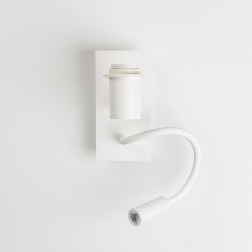 Brilagi - LED Fleksibilna zidna lampa NUBILA 1xE27/25W/230V + LED/3W bela/ljubičasta
