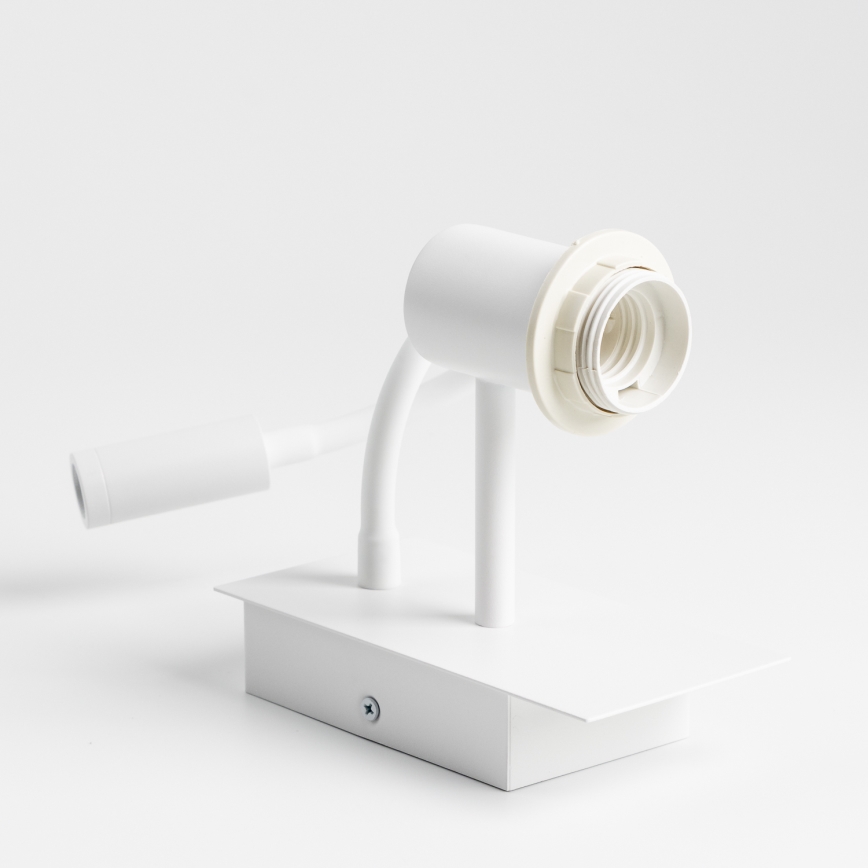 Brilagi - LED Fleksibilna zidna lampa NUBILA 1xE27/25W/230V + LED/3W bela/ljubičasta