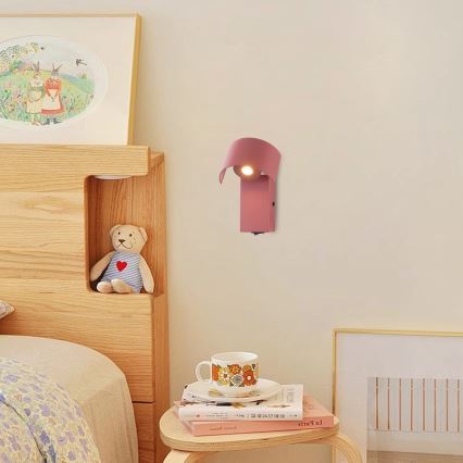 Brilagi - LED zidna lampa VASTO LED/3W/230V bordo