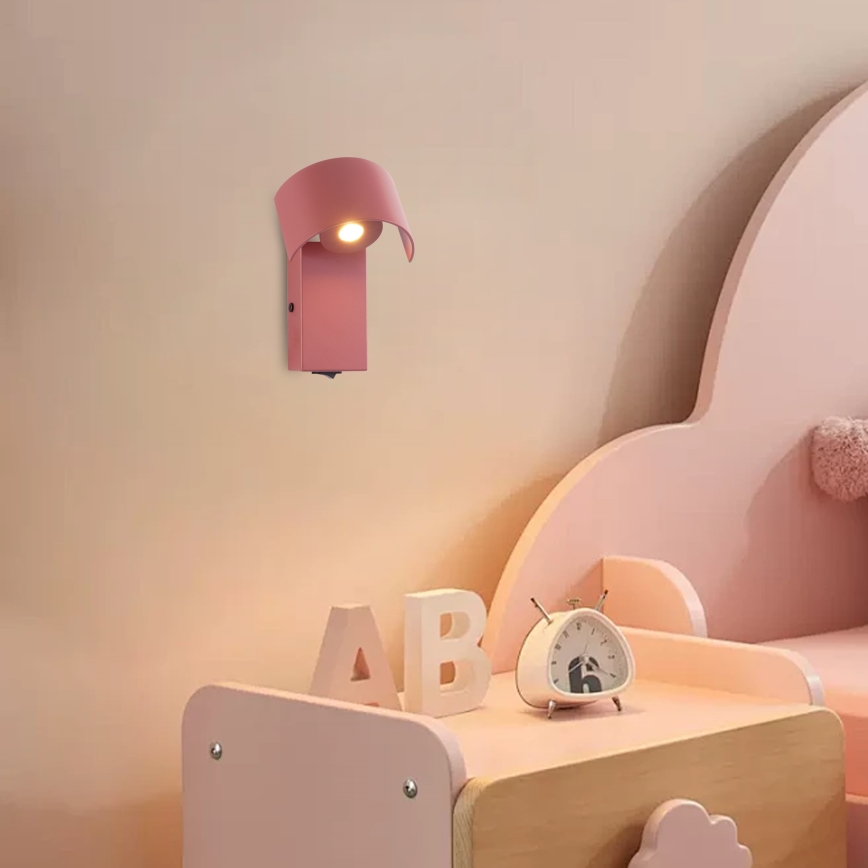 Brilagi - LED zidna lampa VASTO LED/3W/230V bordo