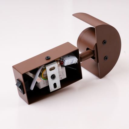 Brilagi - LED Zidna lampa VASTO LED/3W/230V braon