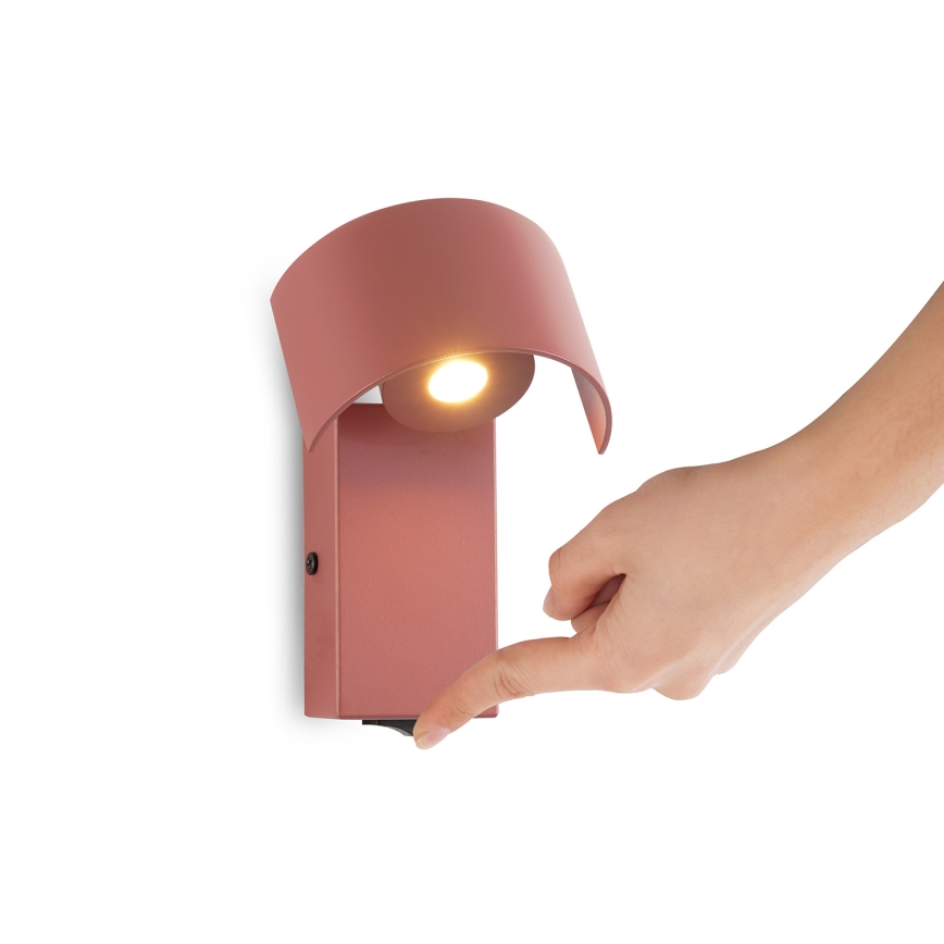 Brilagi - LED Zidna lampa VASTO LED/3W/230V burgundy