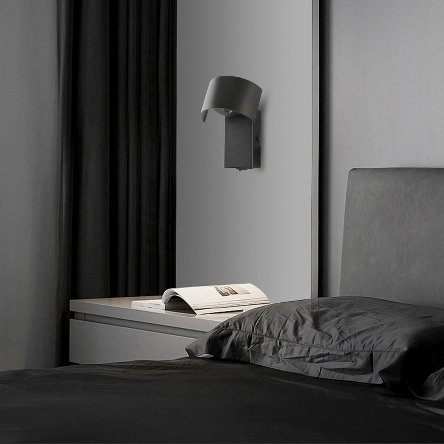 Brilagi - LED zidna lampa VASTO LED/3W/230V crna