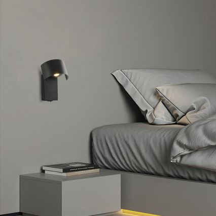 Brilagi - LED Zidna lampa VASTO LED/3W/230V crno