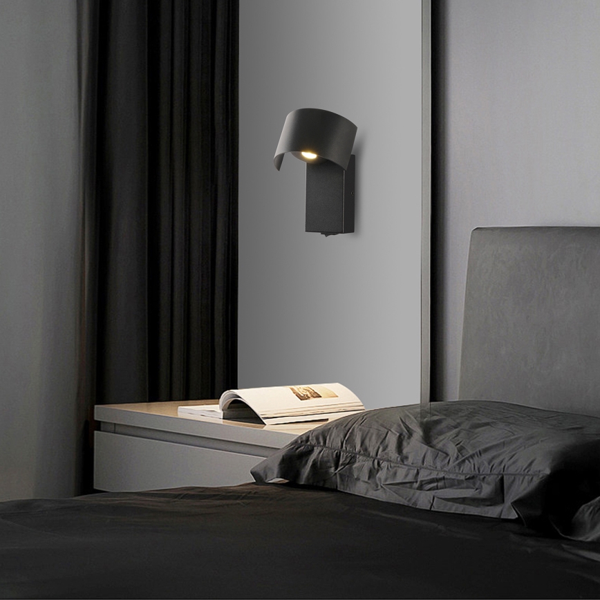 Brilagi - LED Zidna lampa VASTO LED/3W/230V crno
