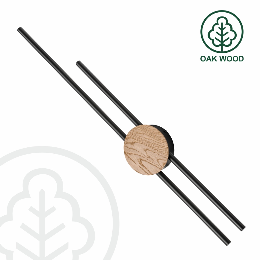 Brilagi - LED Zidna lampa WOODY COLLINE LED/15W/230V 80 cm hrast