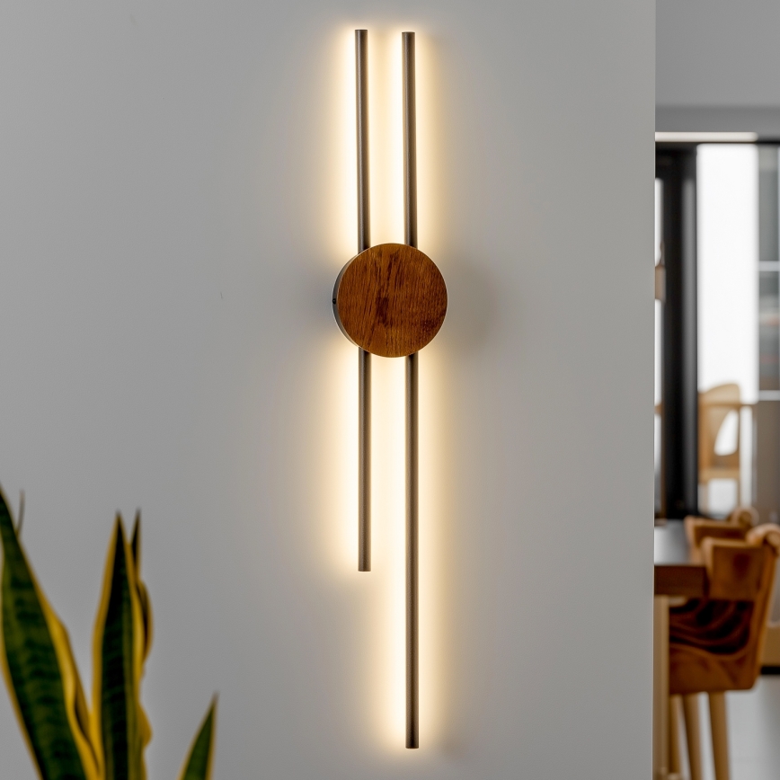 Brilagi - LED Zidna lampa WOODY COLLINE LED/15W/230V 80 cm hrast