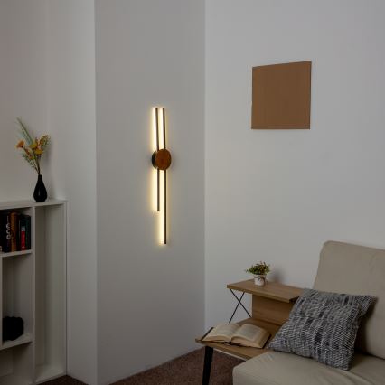 Brilagi - LED Zidna lampa WOODY COLLINE LED/15W/230V 80 cm hrast