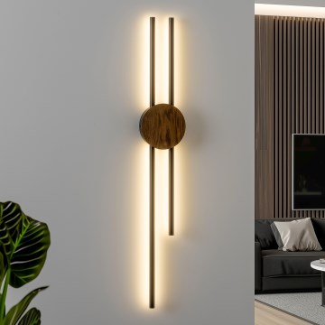 Brilagi - LED Zidna lampa WOODY COLLINE LED/15W/230V 80 cm hrast