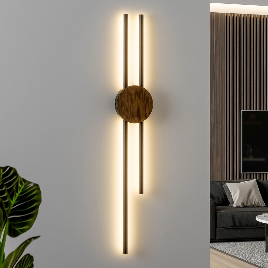 Brilagi - LED Zidna lampa WOODY COLLINE LED/15W/230V 80 cm hrast