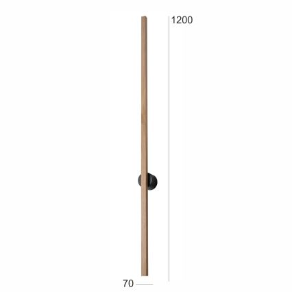 Brilagi - LED Zidna lampa WOODY LINE LED/12W/230V 120 cm hrast