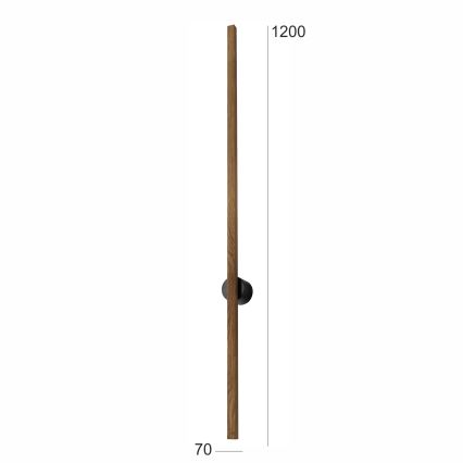 Brilagi - LED Zidna lampa WOODY LINE LED/12W/230V 120 cm hrast
