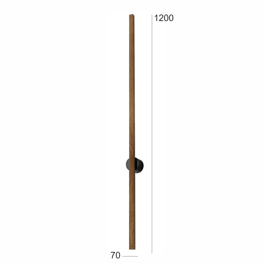 Brilagi - LED Zidna lampa WOODY LINE LED/12W/230V 120 cm hrast