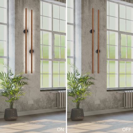 Brilagi - LED Zidna lampa WOODY LINE LED/12W/230V 120 cm hrast trešnja