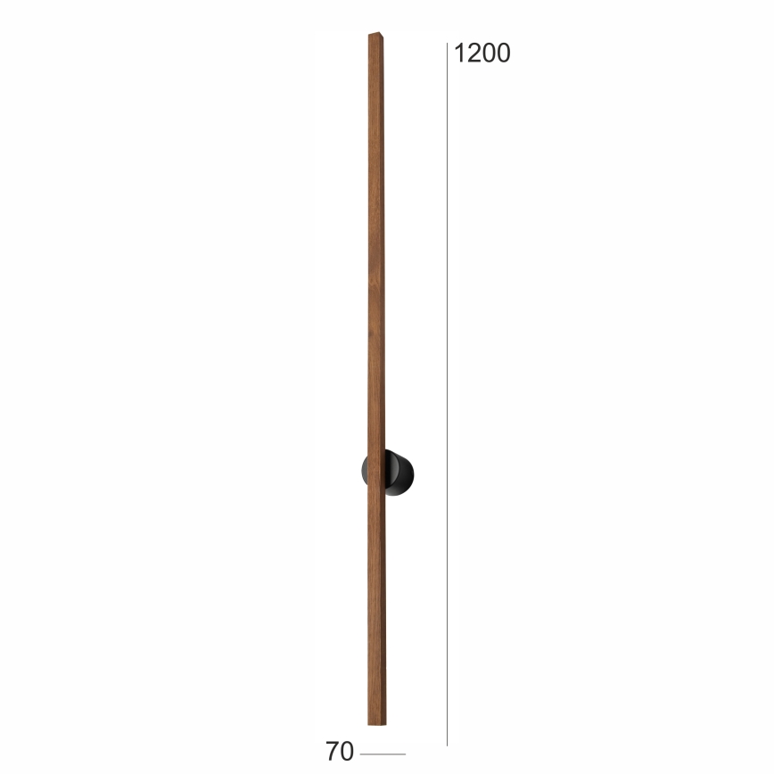 Brilagi - LED Zidna lampa WOODY LINE LED/12W/230V 120 cm hrast trešnja
