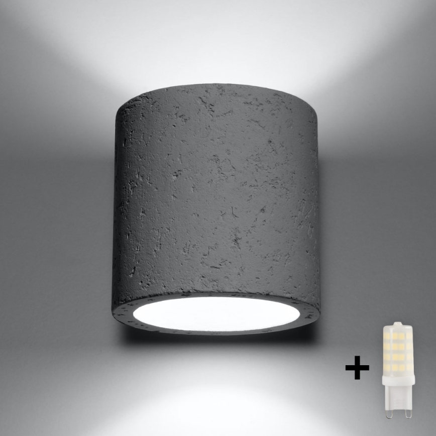 Brilagi -  LED Zidna reflektorska lampa FRIDA 1xG9/3,5W/230V beton