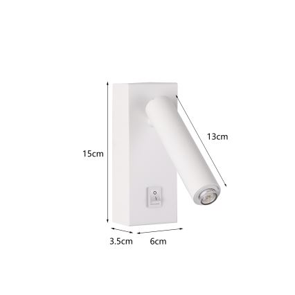 Brilagi - LED Zidna reflektorska lampa MAYA 1xG9/7W/230V bela