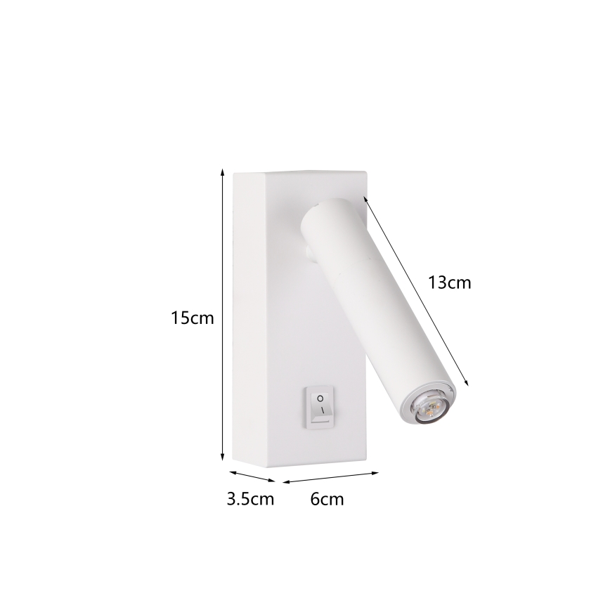 Brilagi - LED Zidna reflektorska lampa MAYA 1xG9/7W/230V bela