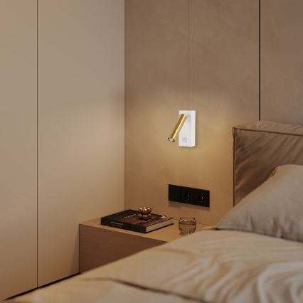 Brilagi - LED Zidna reflektorska lampa MAYA 1xG9/7W/230V bela/zlatna