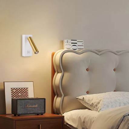 Brilagi - LED Zidna reflektorska lampa MAYA 1xG9/7W/230V bela/zlatna