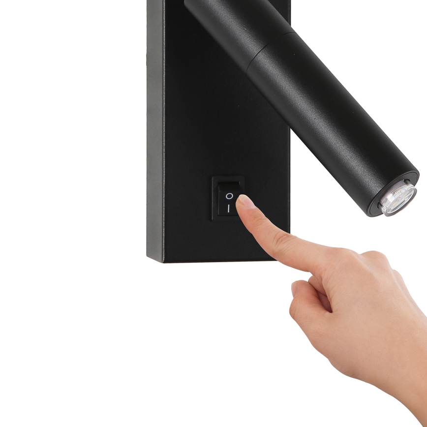 Brilagi - LED Zidna reflektorska lampa MAYA 1xG9/7W/230V crno