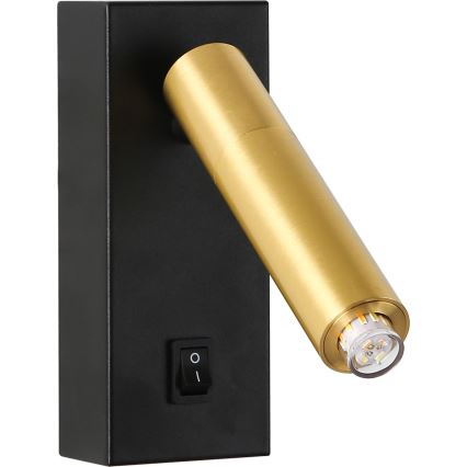 Brilagi - LED Zidna reflektorska lampa MAYA 1xG9/7W/230V crno/zlatna