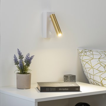 Brilagi - LED Zidna reflektorska lampa MAYA LED/3W/230V 4000K bela/zlatna